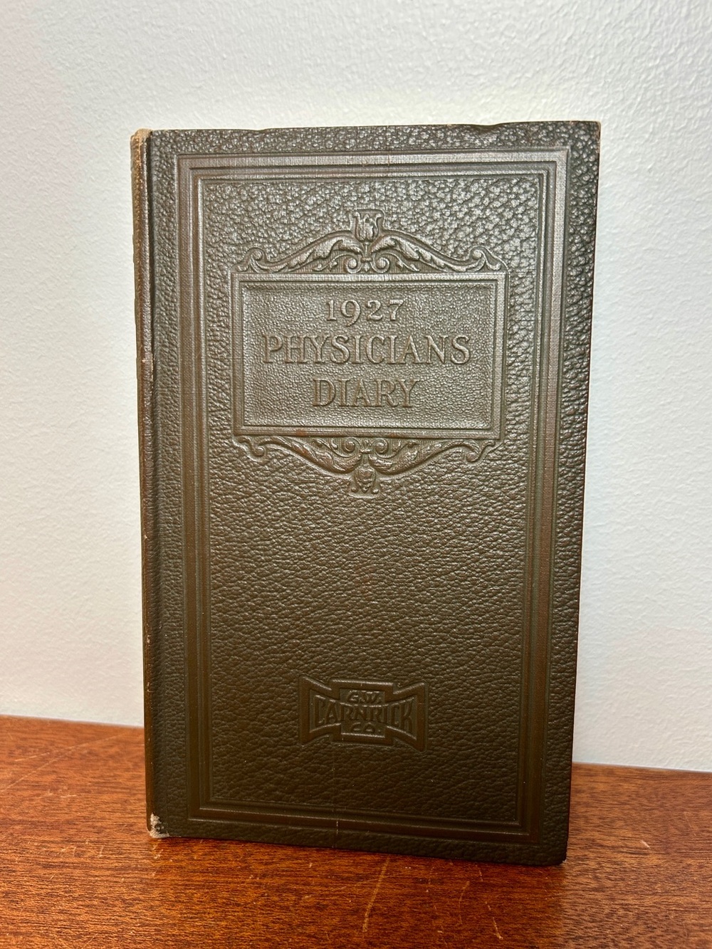 1927 Physicians Diary / Antique Book / Daily Log Calendar & Medical Terms